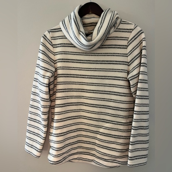 L.L. Bean Sweaters - L.L. Bean Striped Cowl Neck Knit